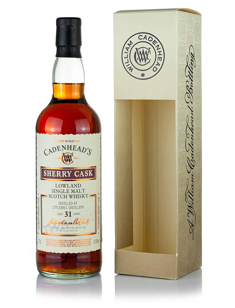 Littlemill 31 Year Old 1991 Cadenhead's Sherry Cask