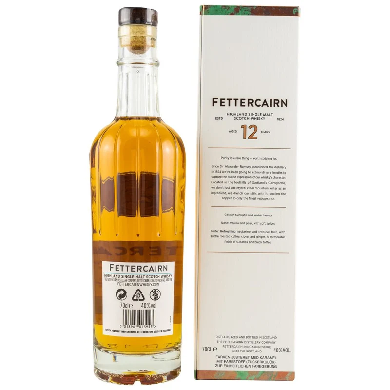 Fettercairn 12 Jahre Highland Single Malt Whisky 40% 0,7l