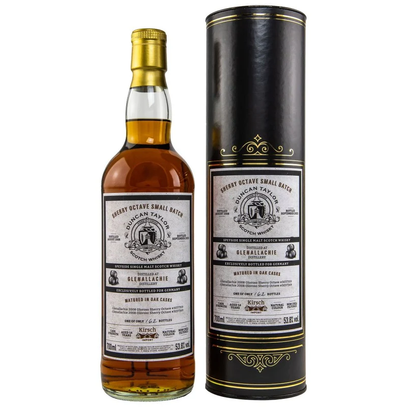 Duncan Taylor Glenallachie 14 Jahre Cask #3037359+3037369 53,8% 0,7l