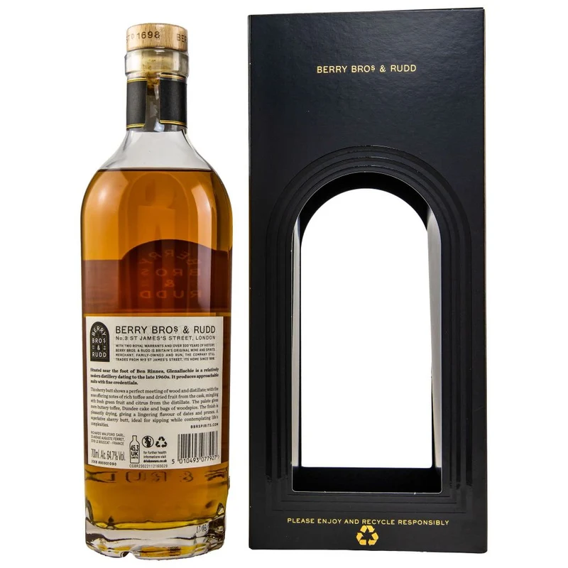 Berry Bros & Rudd Glenallachie Sherry Butt #80901090 64,7% 0,7l
