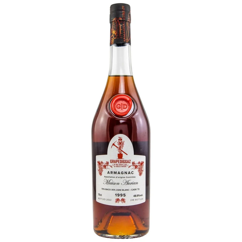GrapeDiggaz Aurian Armagnac 1995/2022 Cask #72 48,9% 0,7l