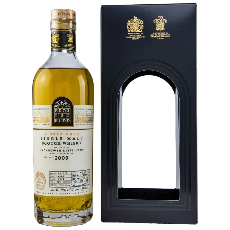 Berry Bros & Rudd Inchgower 2009/2022 Cask #802327 61,9% 0,7l