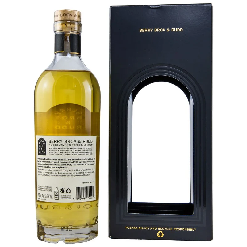 Berry Bros & Rudd Inchgower 2009/2022 Cask #301016 53,6% 0,7l