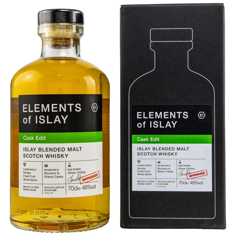 Elements of Islay Cask Edit Blended Malt 46% 0,7l