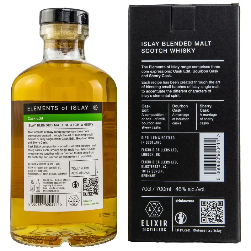 Elements of Islay Cask Edit Blended Malt 46% 0,7l