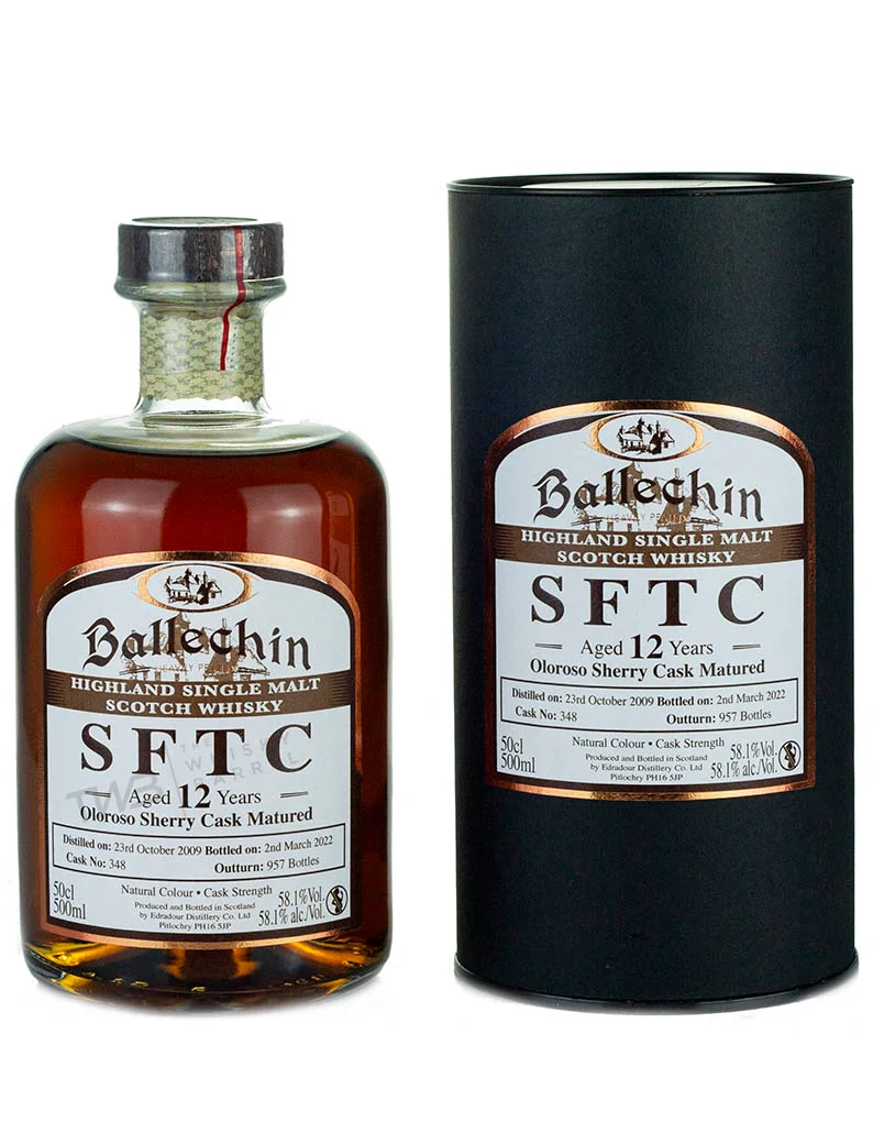 Edradour Ballechin 12 Year Old 2009 Sherry STFC