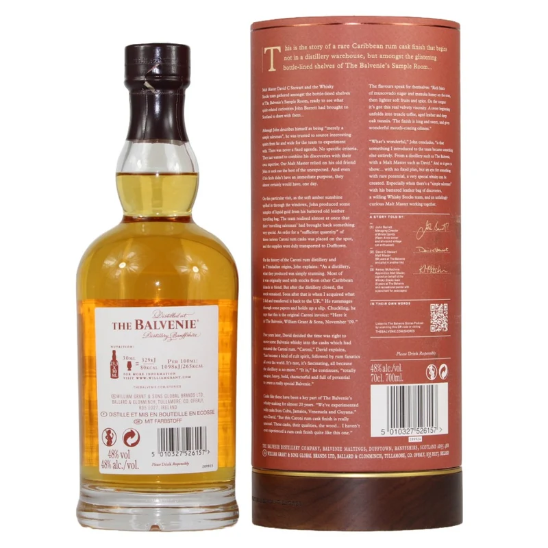 Balvenie 27 Jahre A Rare Discovery from Distant Shores 48% 0,7l