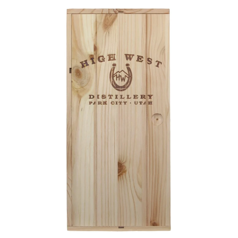 High West Campfire Whiskey 46% 0,7l in Holzbox mit 2 Gläsern
