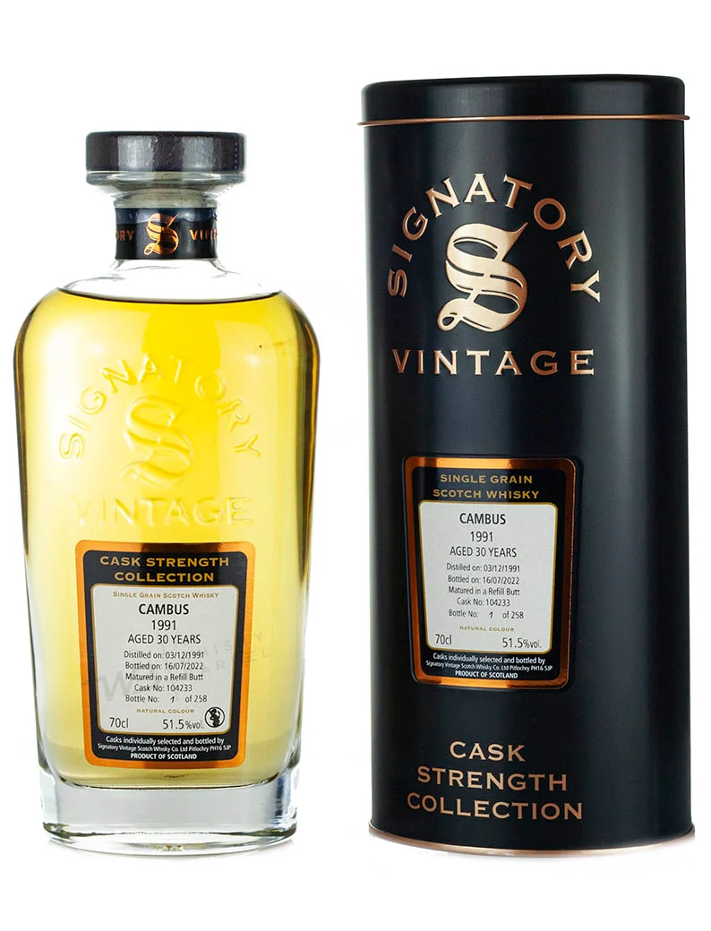 Cambus 30 Year Old 1991 Signatory Cask Strength