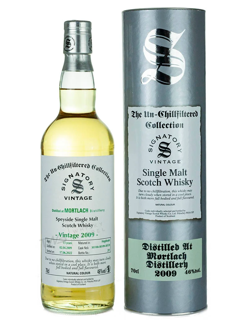 Mortlach 13 Year Old 2009 Signatory Un-Chillfiltered