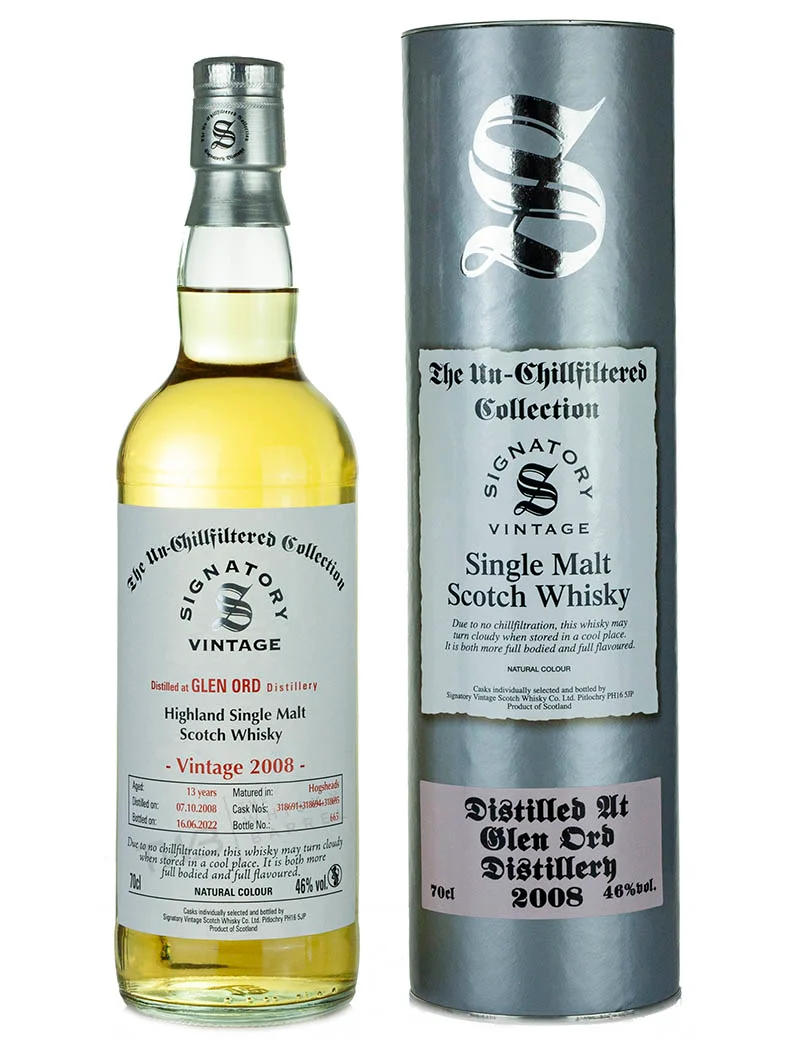 Glen Ord 13 Year Old 2008 Signatory Un-Chillfiltered