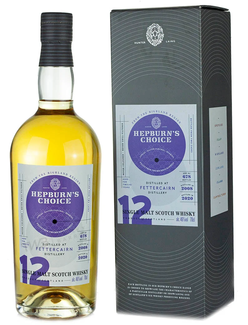 Fettercairn 12 Year Old 2008 Hepburn's Choice