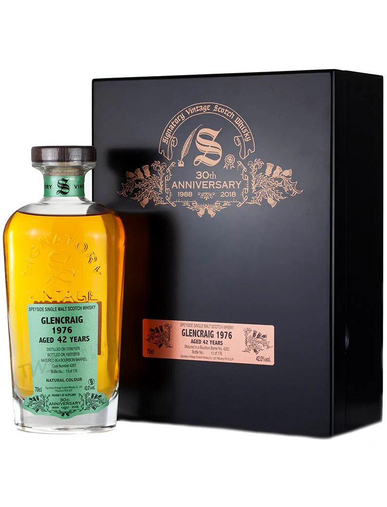 Glencraig 42 Year Old 1976 Signatory 30th Anniversary