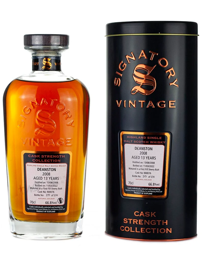 Deanston 13 Year Old 2008 Signatory Cask Strength