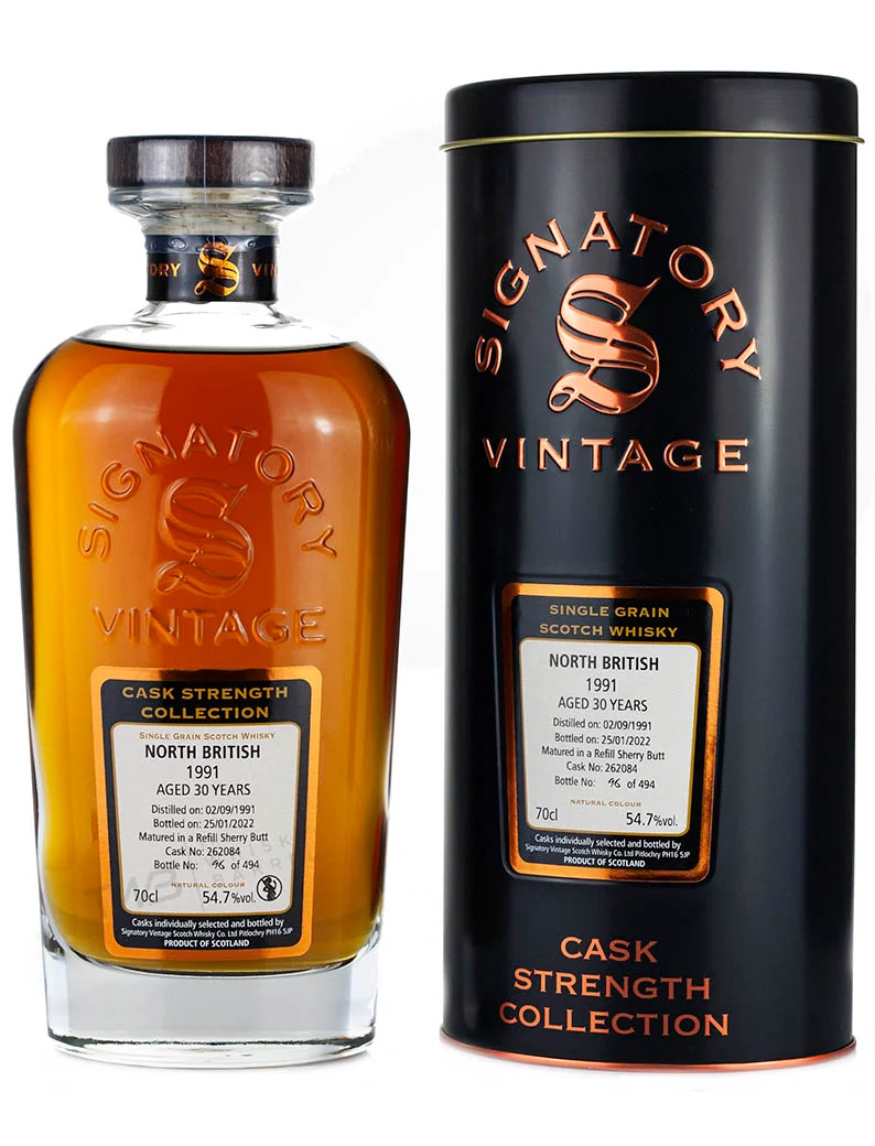 North British 30 Year Old 1991 Signatory Cask Strength
