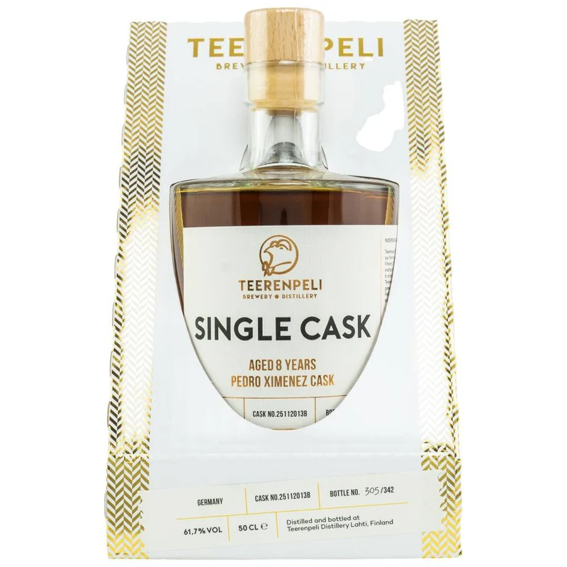 Teerenpeli Single Cask #25112013B 8 Jahre 61,7% 0,5l