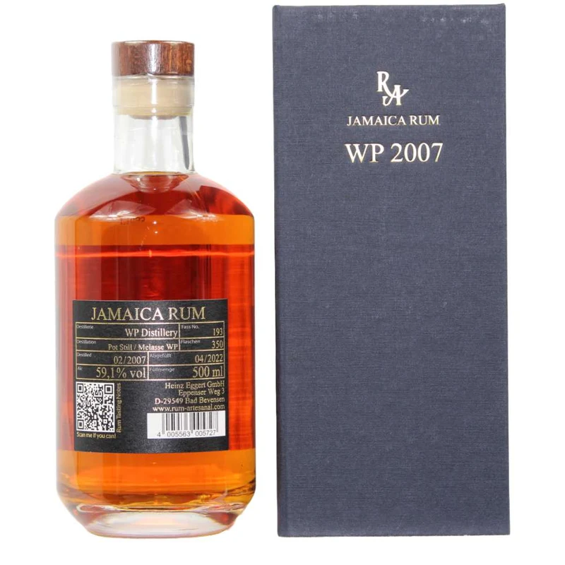 RA Jamaica WP 2007 Cask #193 15 Jahre 59,1% 0,5l