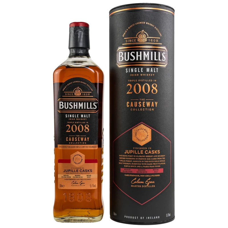 Bushmills 2008/2021 13 Jahre Jupille Cask The Causeway Collection 55,1% 0,7l