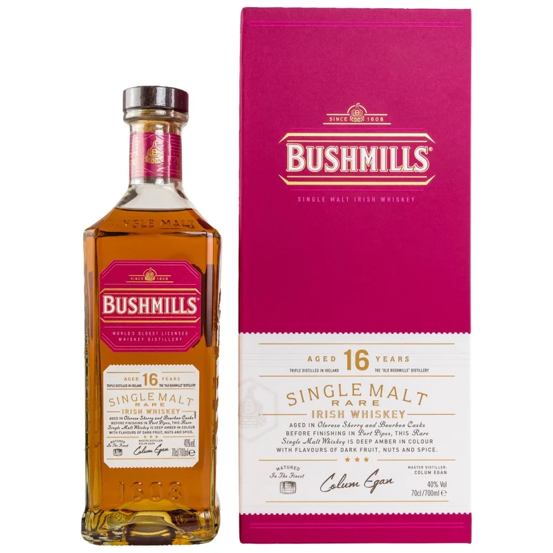 Bushmills 16 Jahre Single Malt Whiskey 40% 0,7l