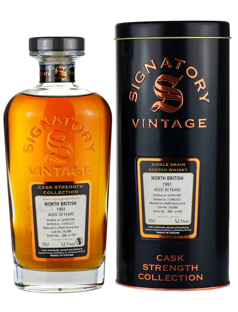 North British 30 Year Old 1991 Signatory Cask Strength