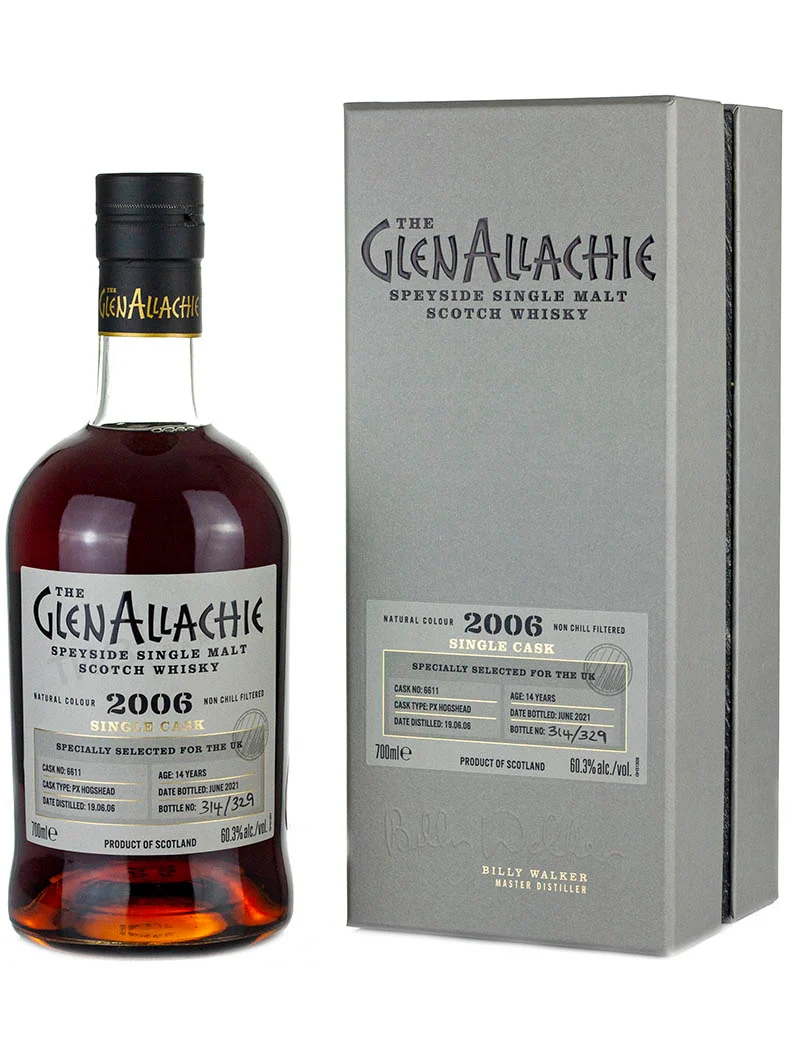 Glenallachie 14 Year Old 2006 UK Single Cask (2021)