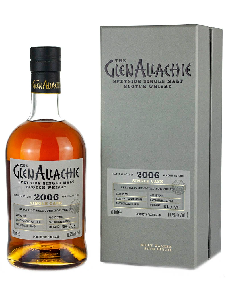 Glenallachie 15 Year Old 2006 UK Single Cask (2021)