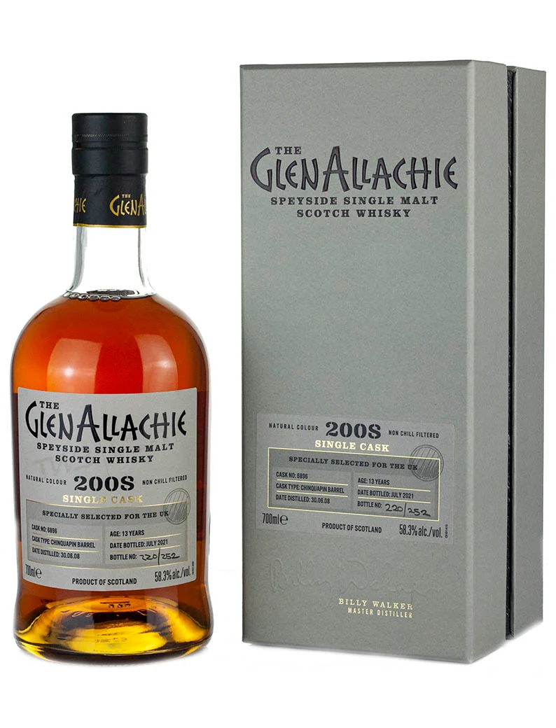 Glenallachie 13 Year Old 2008 UK Single Cask (2021)