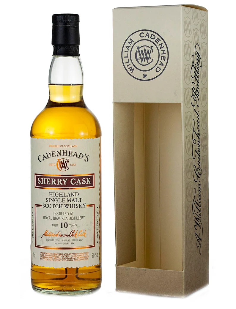 Royal Brackla 10 Year Old 2010 Cadenhead's Sherry Cask