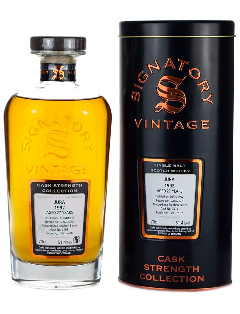 Jura 27 Year Old 1992 Signatory Cask Strength