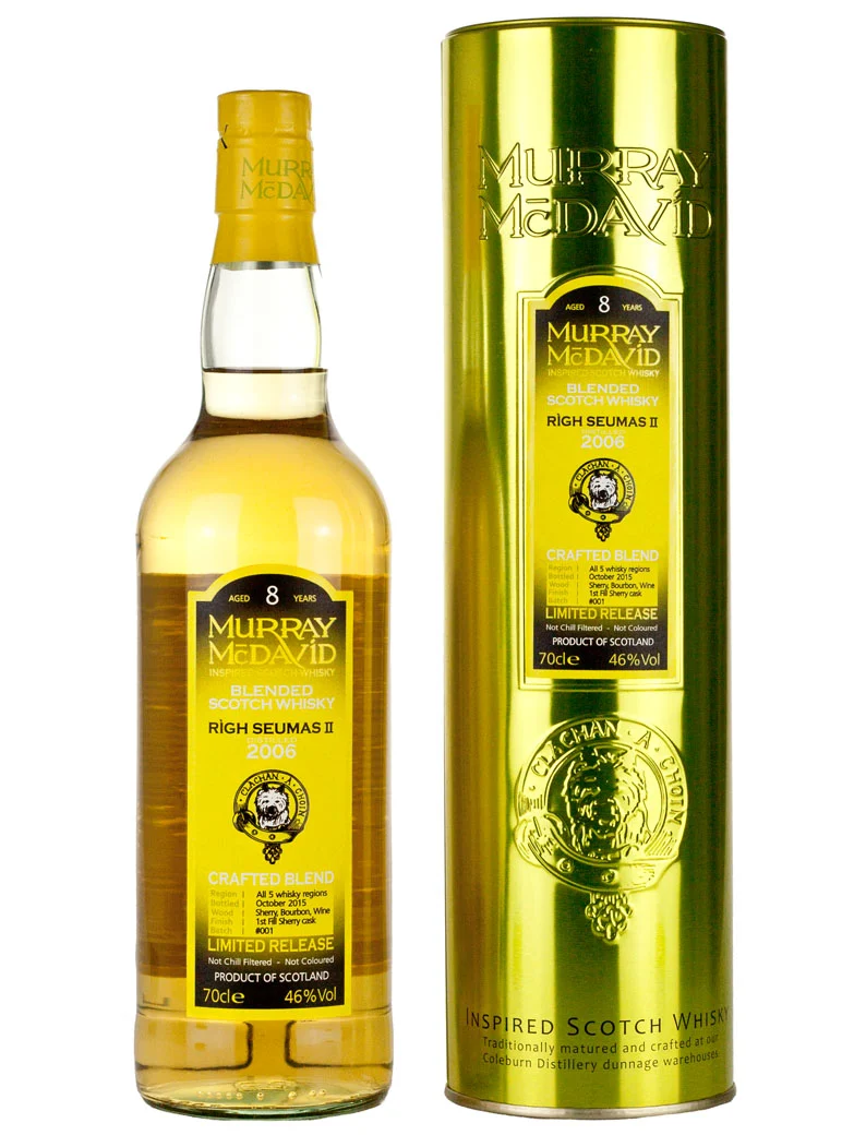 Blended Scotch Rìgh Seumas II 8 Year Old 2006 Murray McDavid