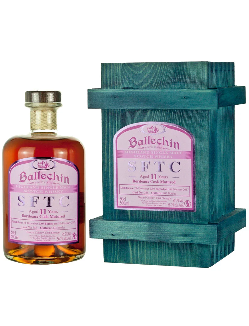 Edradour Ballechin 11 Year Old 2005 Bordeaux Cask