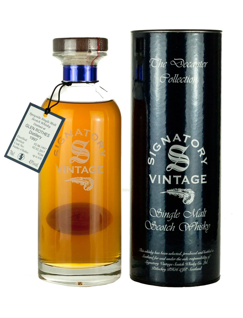 Glenrothes 19 Year Old 1997 Signatory IBISCO