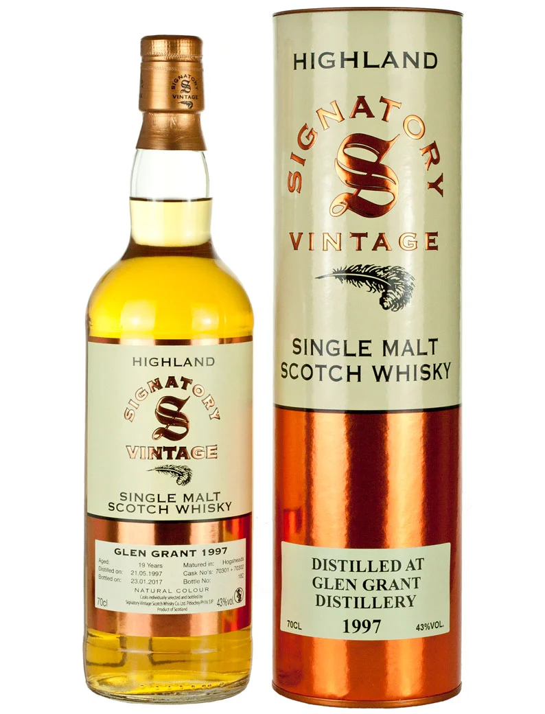 Glen Grant 19 Year Old 1997 Signatory Highland