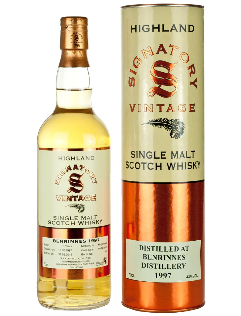 Benrinnes 18 Year Old 1997 Signatory Highland