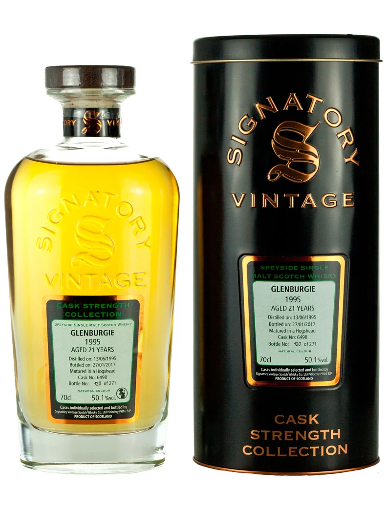 Glenburgie 21 Year Old 1995 Signatory Cask Strength