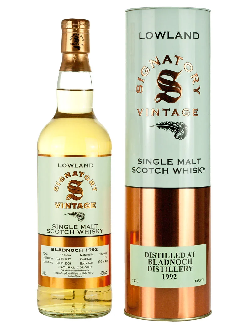 Bladnoch 17 Year Old 1992 Signatory Lowland