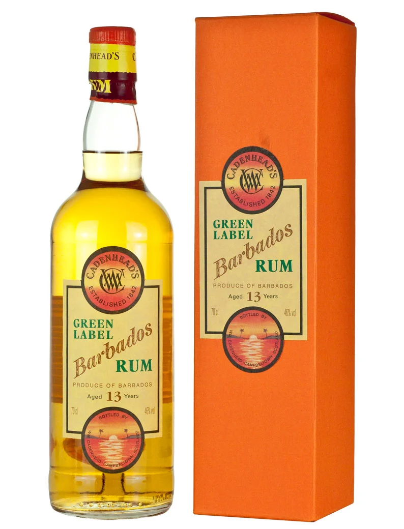 Mystery Rum Barbados 13 Year Old Cadenhead's Green Label