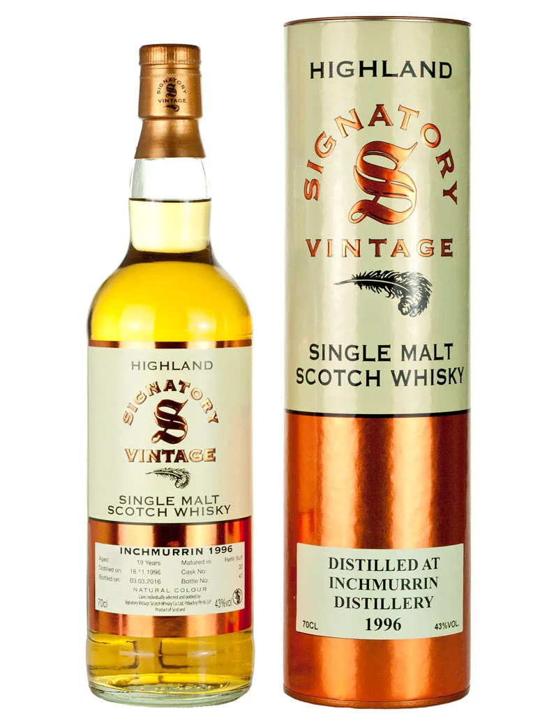 Inchmurrin 19 Year Old 1996 Signatory Highland