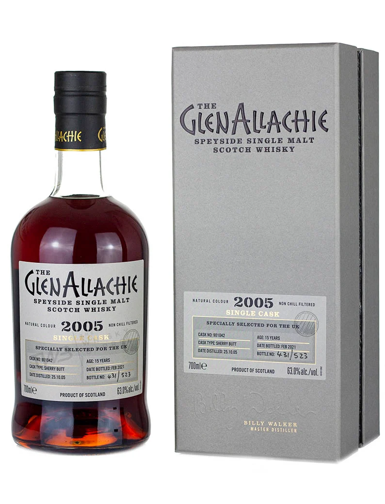 Glenallachie 15 Year Old 2005 UK Single Cask (2021)