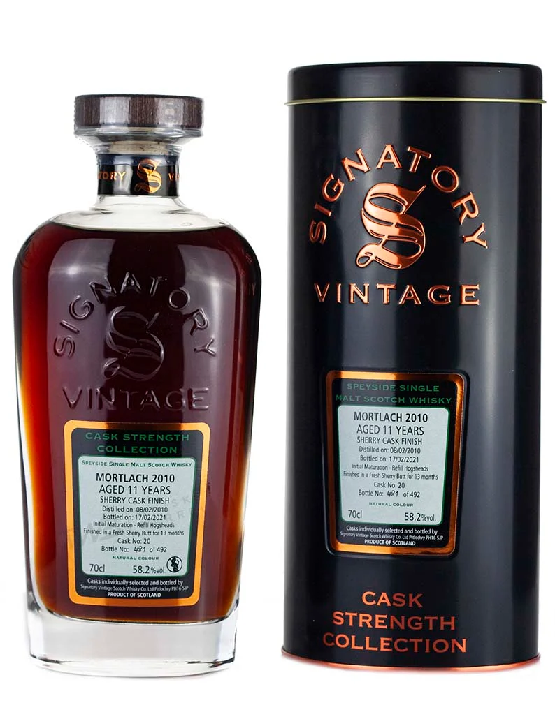 Mortlach 11 Year Old 2010 Signatory Cask Strength