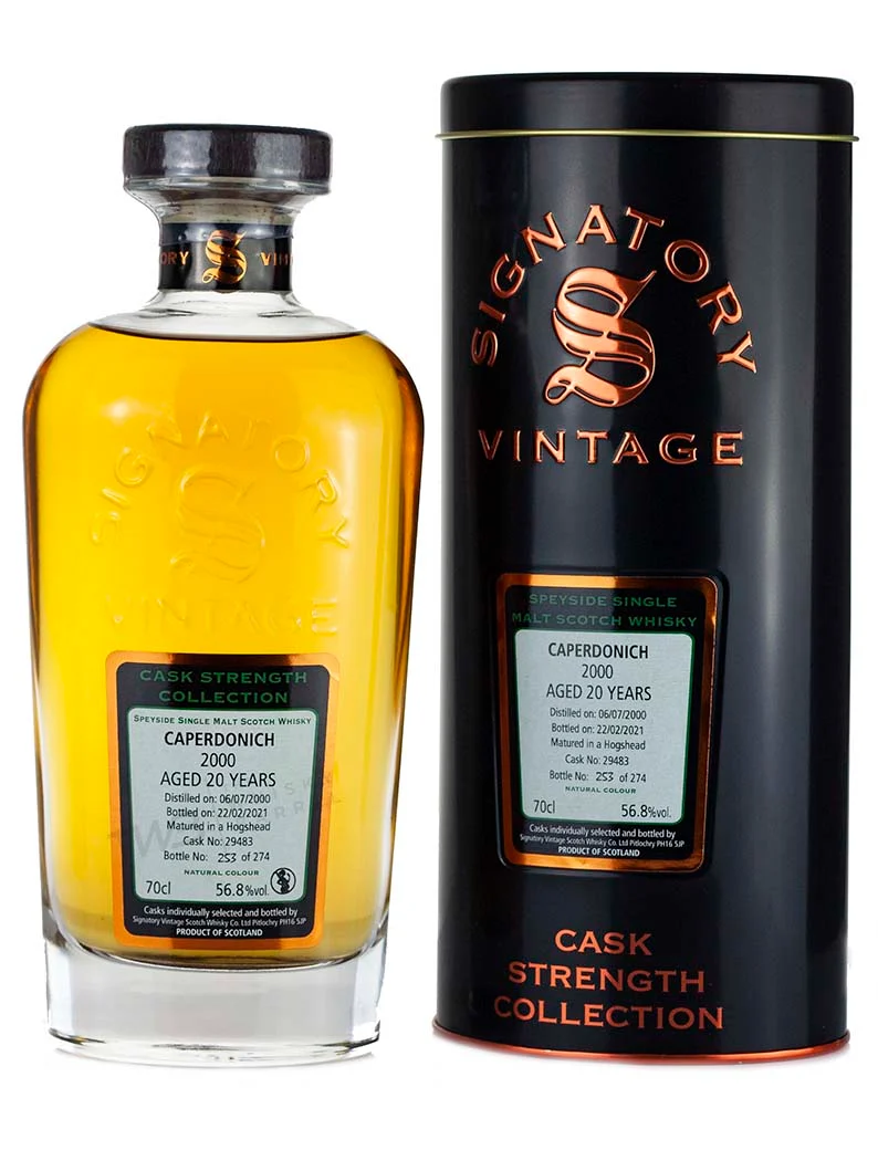 Caperdonich 20 Year Old 2000 Signatory Cask Strength