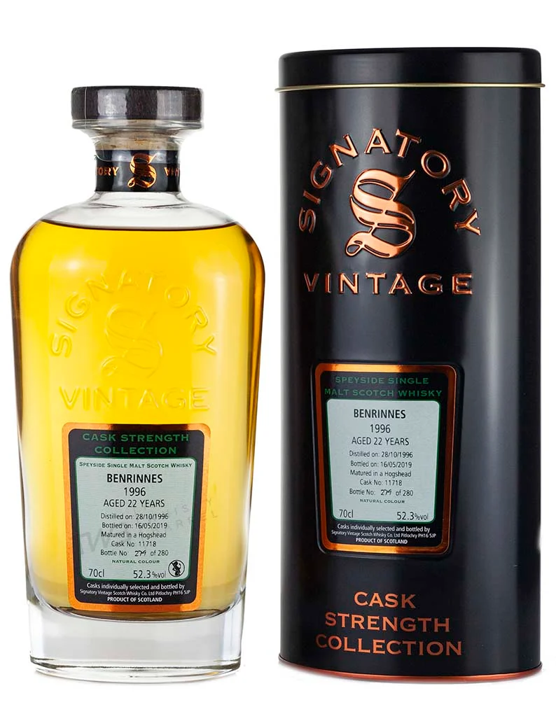Benrinnes 22 Year Old 1996 Signatory Cask Strength
