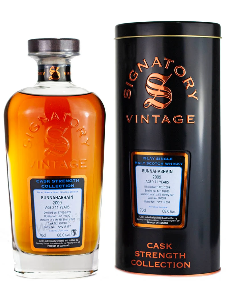 Bunnahabhain 11 Year Old 2009 Signatory Cask Strength