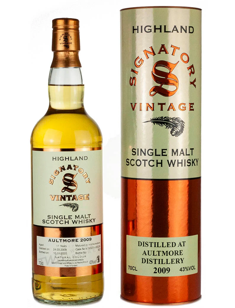 Aultmore 11 Year Old 2009 Signatory Highland