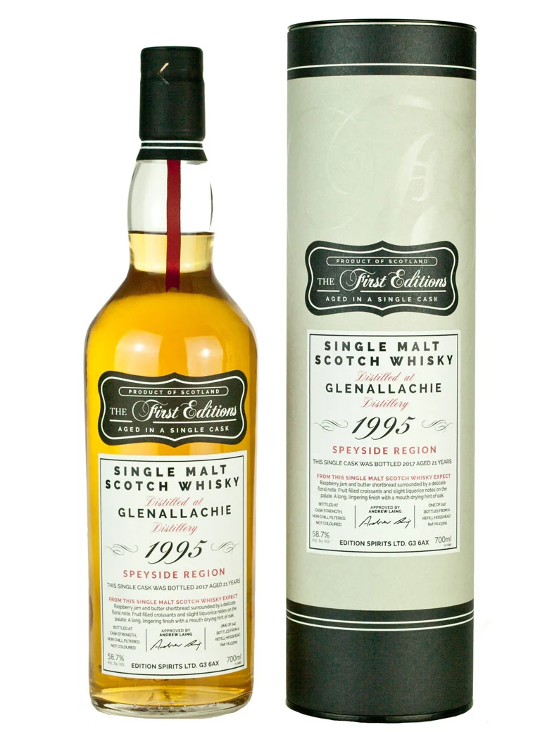 Glenallachie 21 Year Old 1995 First Editions