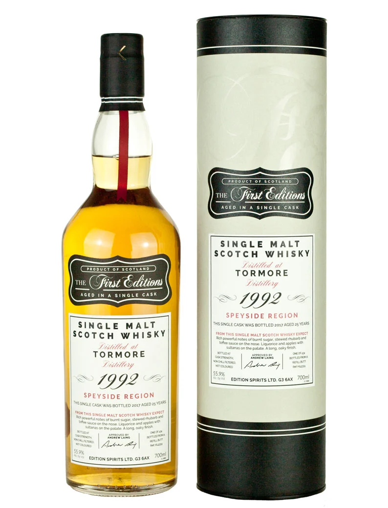 Tormore 25 Year Old 1992 First Editions