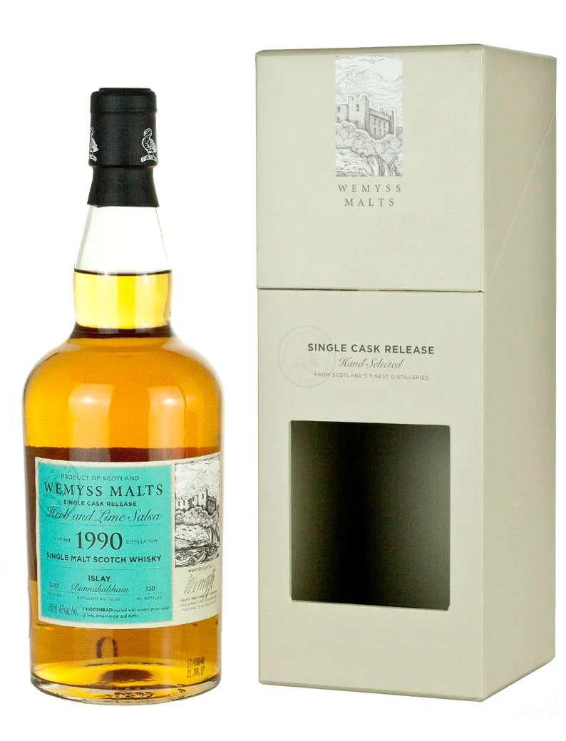 Bunnahabhain 26 Year Old 1990 Herb and Lime Salsa Wemyss