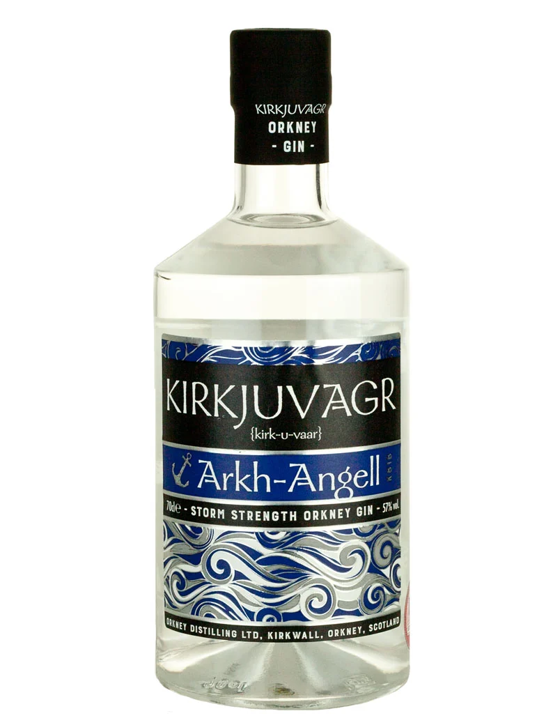 Orkney Distilling Kirkjuvagr Arkh-Angell Storm Strength Gin