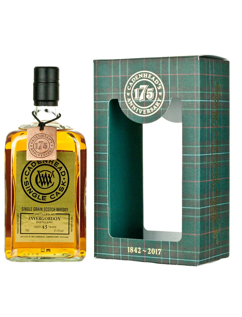 Invergordon 43 Year Old 1973 Cadenhead's Single Cask