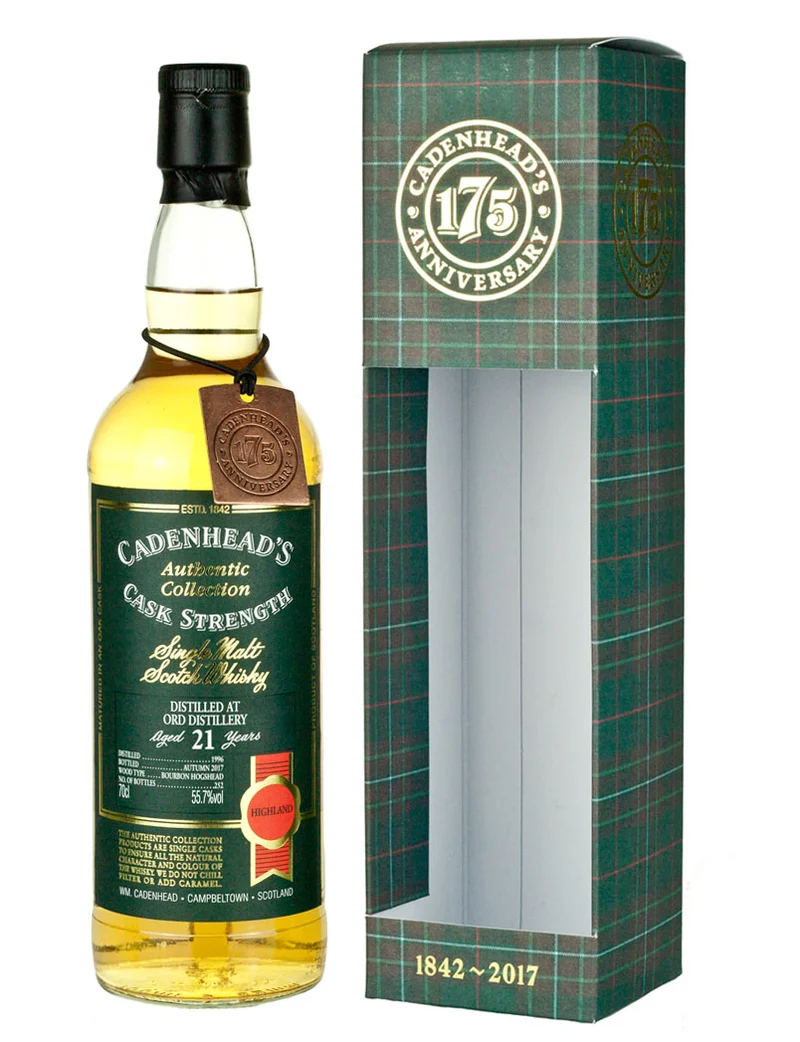 Glen Ord 21 Year Old 1996 Cadenhead's Authentic